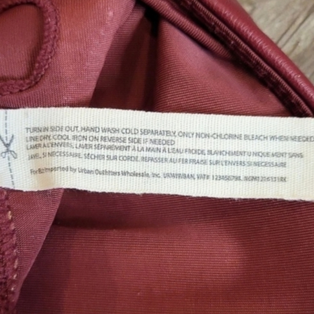XS/S Free People Intimately Faux Leather Bandeau Bra Top - Picture 10 of 13